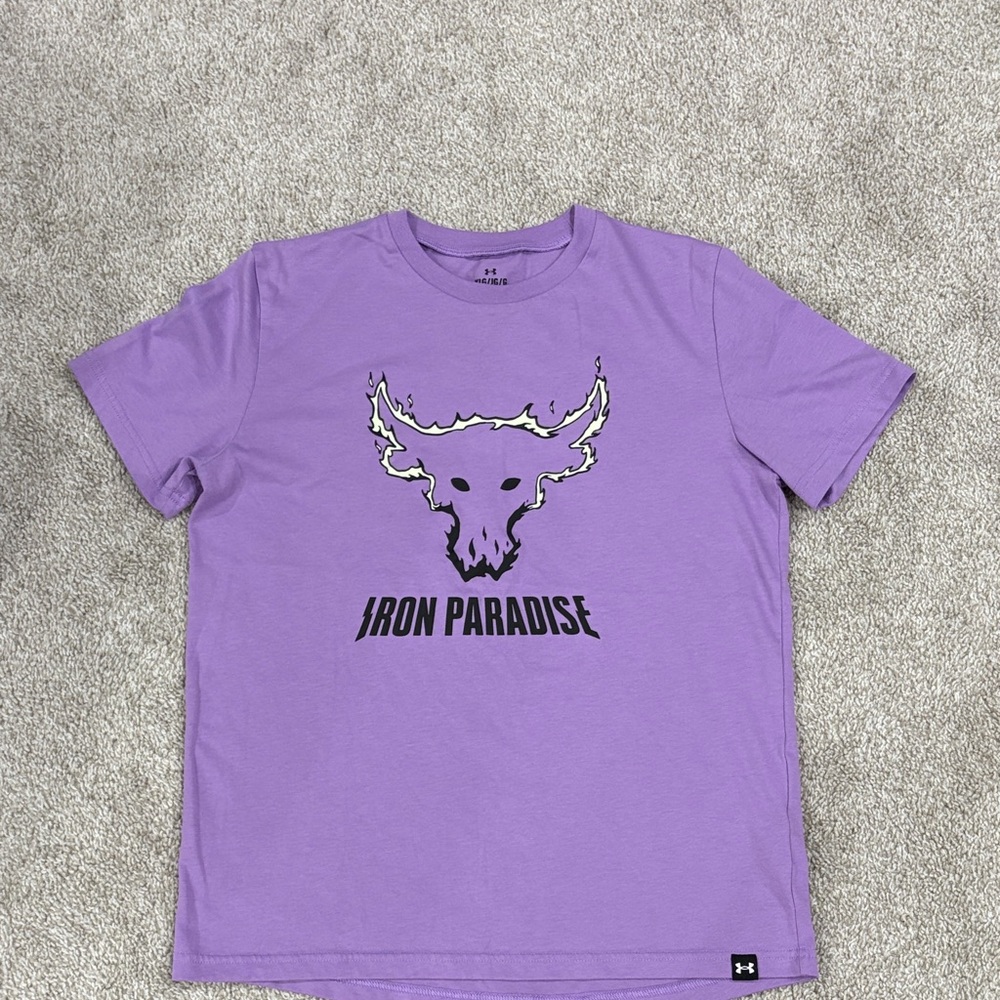 Under Armour Kids Lavender Iron Paradise Tee